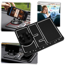 Carica l&#39;immagine nel visualizzatore di Gallery, Cuscinetto antiscivolo e supporto per telefono per auto - Ozerty

