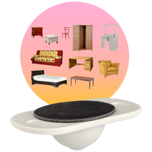 Carica l&#39;immagine nel visualizzatore di Gallery, Ruota girevole per mobili adesiva - Ozerty
