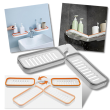 Carica l&#39;immagine nel visualizzatore di Gallery, Scaffale di stoccaggio a parete per il bagno - Ozerty
