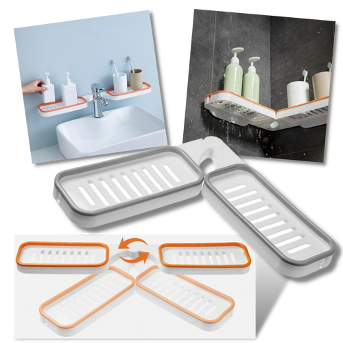 Scaffale di stoccaggio a parete per il bagno - Ozerty