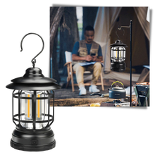 Carica l&#39;immagine nel visualizzatore di Gallery, Lanterna da campeggio retrò a LED - Ozerty
