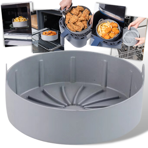 Padella riutilizzabile in silicone per friggitrice ad aria - Ozerty