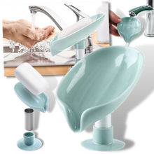 Carica l&#39;immagine nel visualizzatore di Gallery, Portasapone a forma di foglia con drenaggio - Ozerty
