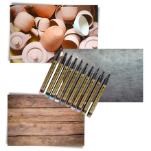 Carica l&#39;immagine nel visualizzatore di Gallery, Confezione da 10 pennarelli colorati metallizzati - Ozerty
