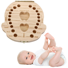 Carica l&#39;immagine nel visualizzatore di Gallery, Scatola di legno per denti da latte
