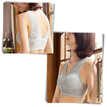 Carica l&#39;immagine nel visualizzatore di Gallery, Reggiseno di pizzo traspirante senza cuciture
