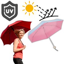 Carica l&#39;immagine nel visualizzatore di Gallery, Ombrello tascabile con protezione UV - Ozerty
