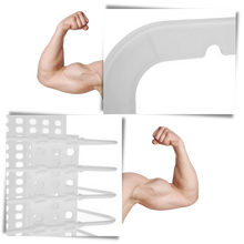 Carica l&#39;immagine nel visualizzatore di Gallery, Cesto da bucato pieghevole in plastica montabile a parete
