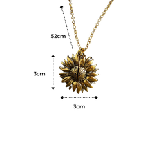 Carica l&#39;immagine nel visualizzatore di Gallery, Ciondolo a forma di girasole - Ozerty
