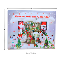 Carica l&#39;immagine nel visualizzatore di Gallery, Calendario dell&#39;Avvento degli gnomi con conto alla rovescia di 31 giorni - Ozerty
