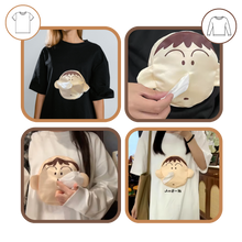 Carica l&#39;immagine nel visualizzatore di Gallery, Maglietta Shin Chan 3D con Fazzoletti Incorporati - Ozerty
