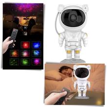 Carica l&#39;immagine nel visualizzatore di Gallery, Lampada da notte proiettore dell&#39;astronauta
