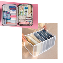 Carica l&#39;immagine nel visualizzatore di Gallery, Organizzatore di abiti guardaroba a mesh
