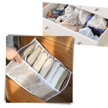 Carica l&#39;immagine nel visualizzatore di Gallery, Organizzatore di abiti guardaroba a mesh - Ozerty
