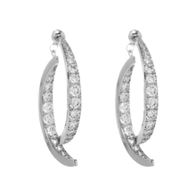 Carica l&#39;immagine nel visualizzatore di Gallery, Orecchini a croce in argento/oro - Ozerty
