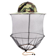 Carica l&#39;immagine nel visualizzatore di Gallery, Cappello da apicoltura mimetico con velo di nylon a rete - Ozerty
