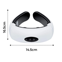 Carica l&#39;immagine nel visualizzatore di Gallery, Massaggiatore circolare per il collo a trazione con riscaldamento a infrarossi  - Ozerty
