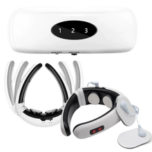 Carica l&#39;immagine nel visualizzatore di Gallery, Massaggiatore circolare per il collo a trazione con riscaldamento a infrarossi
