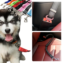 Carica l&#39;immagine nel visualizzatore di Gallery, Cintura di sicurezza regolabile e durevole per cani per auto - Ozerty
