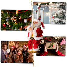 Carica l&#39;immagine nel visualizzatore di Gallery, Decorazione Babbo Natale elettrico rampicante
