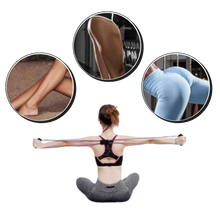 Carica l&#39;immagine nel visualizzatore di Gallery, Fascia elastica di resistenza fitness con maniglie e 8 forme - Ozerty
