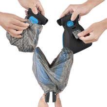 Carica l&#39;immagine nel visualizzatore di Gallery, Paletta per cacca di cane pieghevole con distributore di sacchetti - Ozerty
