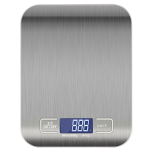 Carica l&#39;immagine nel visualizzatore di Gallery, Bilancia da cucina digitale LCD in acciaio inox - Ozerty
