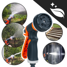 Carica l&#39;immagine nel visualizzatore di Gallery, Pistola a spruzzo per tubo da giardino con 8 modalità - Ozerty

