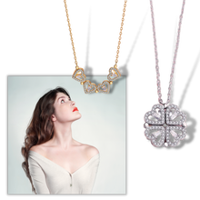 Carica l&#39;immagine nel visualizzatore di Gallery, Collana a forma di cuore a quattro foglie - Ozerty
