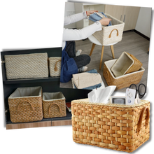 Carica l&#39;immagine nel visualizzatore di Gallery, Cestino di vimini intrecciato a mano - Ozerty
