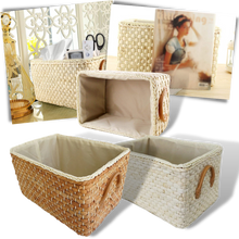 Carica l&#39;immagine nel visualizzatore di Gallery, Cestino di vimini intrecciato a mano - Ozerty
