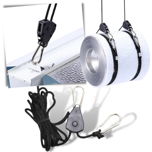 Cricchetto di corda regolabile (2Pz) - Ozerty