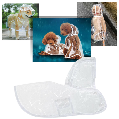 Impermeabile con cappuccio per cani  - Ozerty