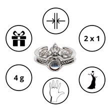 Carica l&#39;immagine nel visualizzatore di Gallery, &quot;Ti amo&quot; in 100 lingue con un bellissimo anello - Ozerty
