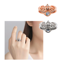 Carica l&#39;immagine nel visualizzatore di Gallery, &quot;Ti amo&quot; in 100 lingue con un bellissimo anello
