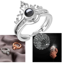 Carica l&#39;immagine nel visualizzatore di Gallery, &quot;Ti amo&quot; in 100 lingue con un bellissimo anello - Ozerty
