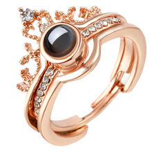 Carica l&#39;immagine nel visualizzatore di Gallery, &quot;Ti amo&quot; in 100 lingue con un bellissimo anello
