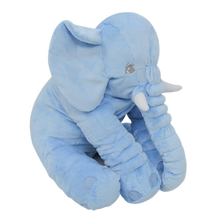 Carica l&#39;immagine nel visualizzatore di Gallery, Cuscino grande di peluche di elefante

