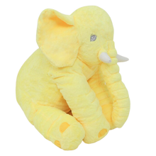 Carica l&#39;immagine nel visualizzatore di Gallery, Cuscino grande di peluche di elefante
