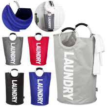 Carica l&#39;immagine nel visualizzatore di Gallery, Borsa pieghevole per il cesto della biancheria con manici - Ozerty
