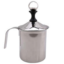 Carica l&#39;immagine nel visualizzatore di Gallery, Montalatte manuale in acciaio inox 400ml - Ozerty
