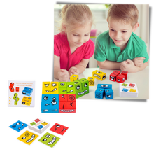 Carica l&#39;immagine nel visualizzatore di Gallery, Gioco di emoji del cubo magico Montessori - Ozerty
