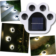 Carica l&#39;immagine nel visualizzatore di Gallery, Luce del sentiero a energia solare con stampa di zampa - Ozerty
