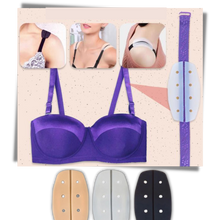 Carica l&#39;immagine nel visualizzatore di Gallery, 1 Paio di protezioni in silicone antiscivolo per le spalline del reggiseno
