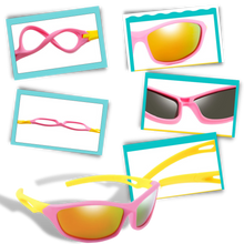 Carica l&#39;immagine nel visualizzatore di Gallery, Occhiali da sole sportivi polarizzati per bambini con cinturino - Ozerty
