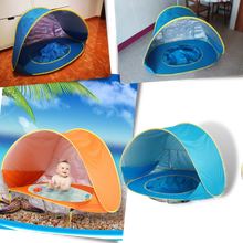 Carica l'immagine nel visualizzatore di Gallery, Tenda da spiaggia portatile per bambini con mini piscina - Ozerty
