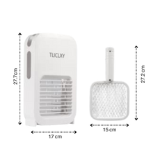 Carica l&#39;immagine nel visualizzatore di Gallery, Insetticida elettrico per zanzare ricaricabile USB LED - Ozerty
