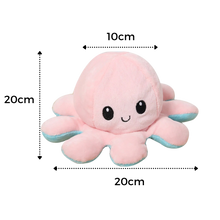 Carica l&#39;immagine nel visualizzatore di Gallery, Mini polpo di peluche reversibile - Ozerty
