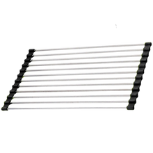 Carica l&#39;immagine nel visualizzatore di Gallery, Scolapiatti in acciaio inossidabile arrotolabile per piatti e alimenti
