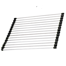 Carica l&#39;immagine nel visualizzatore di Gallery, Scolapiatti in acciaio inossidabile arrotolabile per piatti e alimenti - Ozerty
